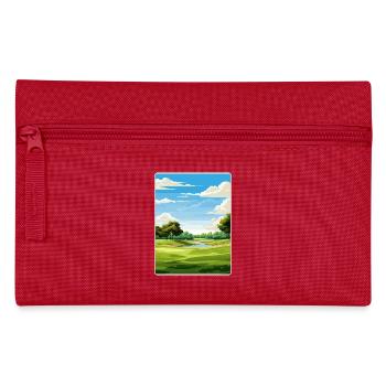 Olympi Fields Golf Club Reiseposter Souvenir - Federtasche - Rot - Vorne