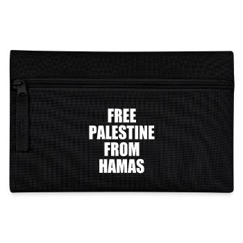 Free palestine - israel - Trousse - noir - Devant