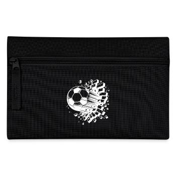 Un tir de football de Banger traverse un mur de briques - Trousse - noir - Devant