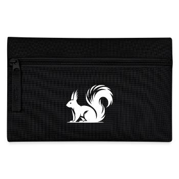 Mignon mignon écureuil Dessin - Trousse - noir - Devant