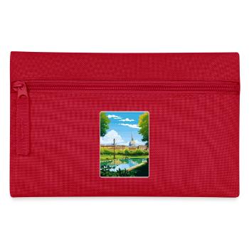 Turin Italie Affiche de voyage Souvenir Carte Postale Peinture - Trousse - rouge - Devant