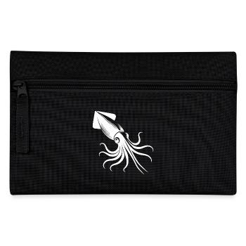 Cuddly Giant Arrow Squid Tattoo Diver Style - Pencil Case - black - Front