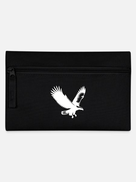 Aigle élégant s’approchant avec de larges ailes - Trousse - noir