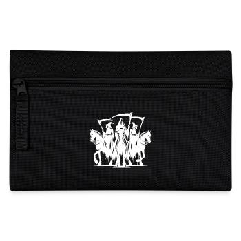 Faucheuse d’Halloween effrayante sur des chevaux - Trousse - noir - Devant