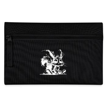 Baby squirrel totally overslept and done - Pencil Case - black - Front
