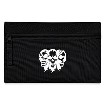 Gruselige Halloween Zombies Köpfe - Federtasche - Schwarz - Vorne