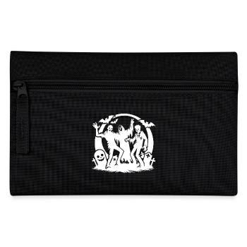 cimetière enfants Halloween fantômes zombies fête - Trousse - noir - Devant