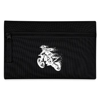 Motorsport Hobby Off-Road Machine in Jump - Pencil Case - black - Front