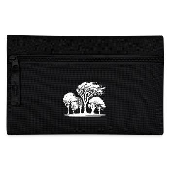 Coastal trees in a violent autumn storm - Pencil Case - black - Front