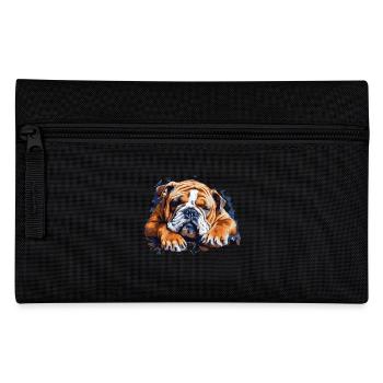 Le bouledogue anglais est fatigué - Trousse - noir - Devant