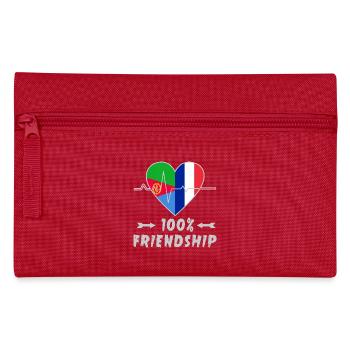 Eritrea and France 100% friendship - Pencil Case - red - Front