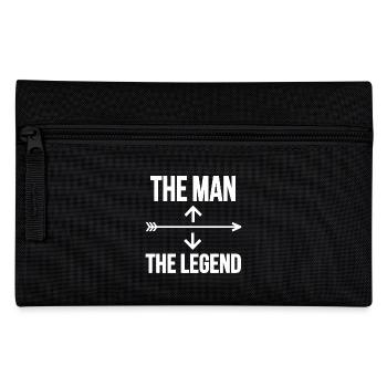 The Man The Legend Mallesprüche - Pencil Case - black - Front