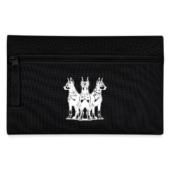Dobermans dogs as a three-person guard group - Pencil Case - black - Front