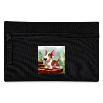 Bull Terrier 2 - Pencil Case - black - Front