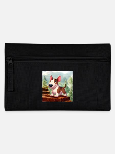 Bull Terrier 2 - Pencil Case - black