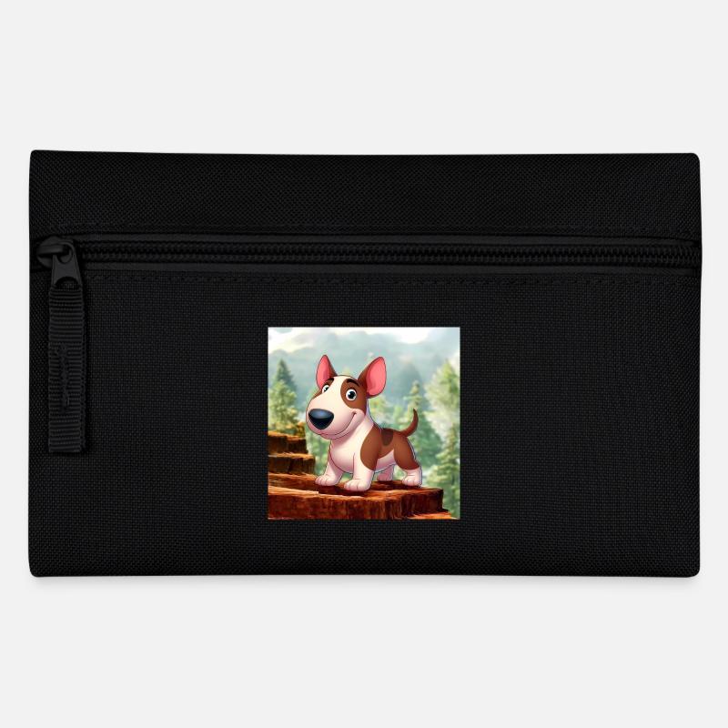 Bull Terrier 2 - Pencil Case - black