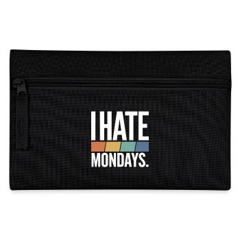 I Hate Mondays - Federtasche - Schwarz - Vorne
