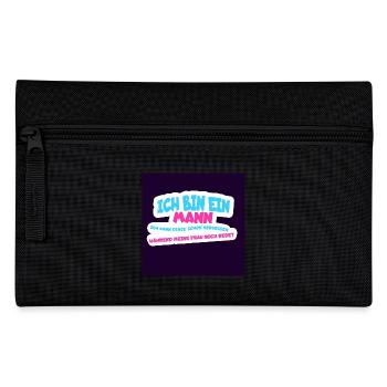 I'm a man, forget things humor - Pencil Case - black - Front
