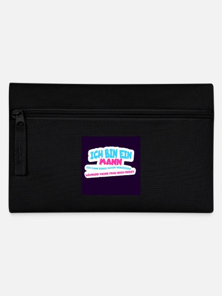 I'm a man, forget things humor - Pencil Case - black