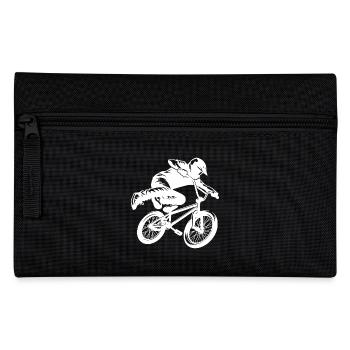 BMX Stunt Freestyle Rider Jump Design - Trousse - noir - Devant