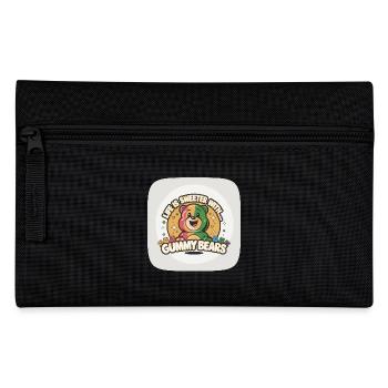 Cute Gummy Bear - Life is Sweet with Gummy Bears - Pencil Case - black - Front