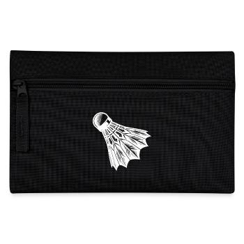 Fast Badminton Shuttlecock Tattoo Style - Pencil Case - black - Front