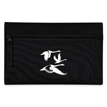 Groupe de cygnes chanteurs volants - Trousse - noir - Devant