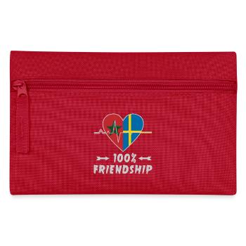 100 % amitié entre le Maroc et la Suède - Trousse - rouge - Devant