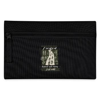 The path is created while walking – Wald Design - Pencil Case - black - Front