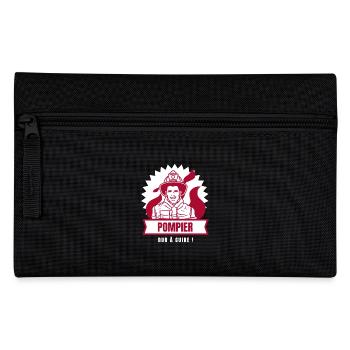POMPIER, DUR À CUIRE ! - Trousse - noir - Devant