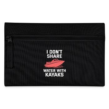 Speedboat Humor Design for Powerboat Enthusiasts - Pencil Case - black - Front