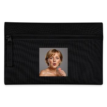 Angela - Federtasche - Schwarz - Vorne