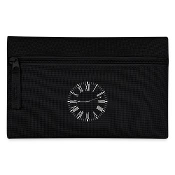 Römische Uhr - Federtasche - Schwarz - Vorne