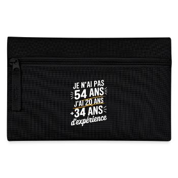 Humor Anniversaries 54 years - Pencil Case - black - Front