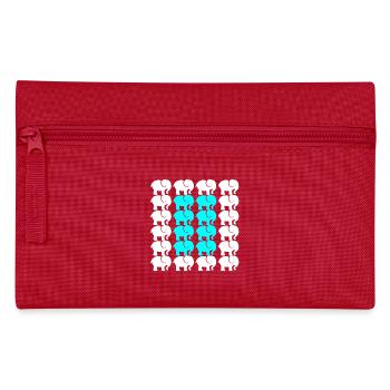 ÉLÉPHANT - Trousse - rouge - Devant