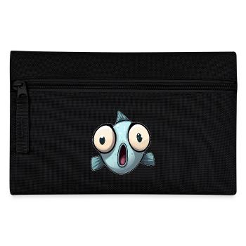 Fisch lustig Geschenk Funshirt Geschenk Idee lusti - Federtasche - Schwarz - Vorne