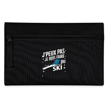 J'peux pas j'ai ski - Trousse - noir - Devant