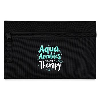 Aqua Aerobics Is My Therapy - Pencil Case - black - Front