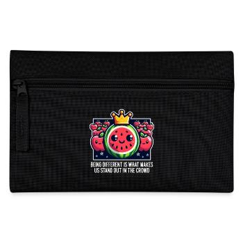 BEING DIFFERENT IS WHAT MAKES US STAND OUT - Pencil Case - black - Front