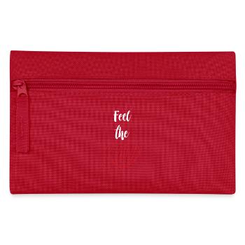 Ressentez la haine Arrêtez la haine Anti haine - Trousse - rouge - Devant