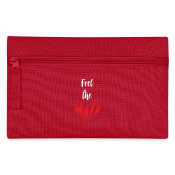 Ressentez la haine Arrêtez la haine Anti haine - Trousse - rouge - Devant