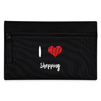Hass Shopping Stopp Hass Anti Hass - Federtasche - Schwarz - Vorne