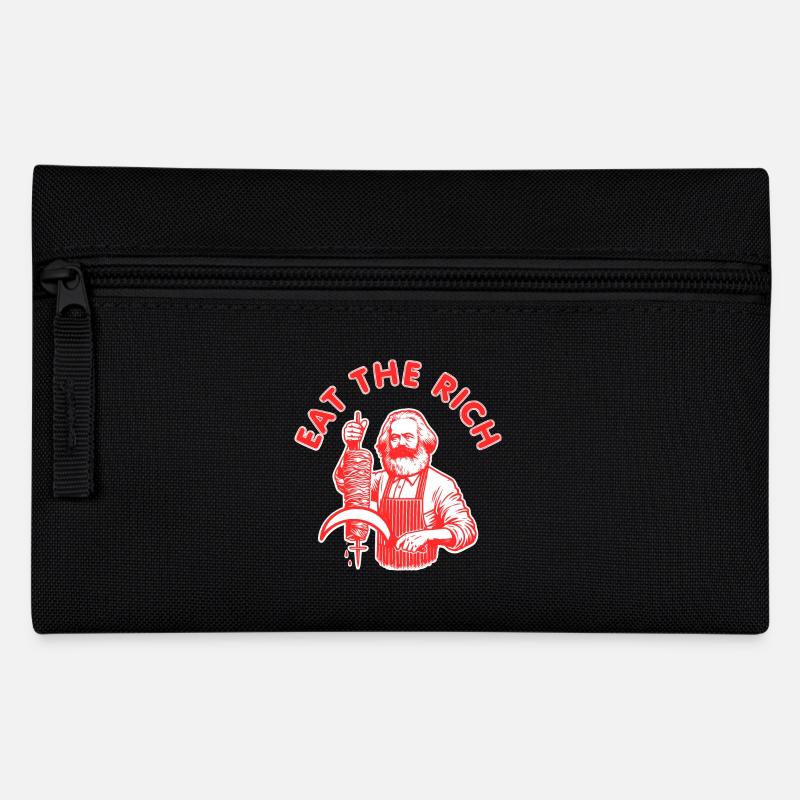 Eat the rich - Federtasche - Schwarz