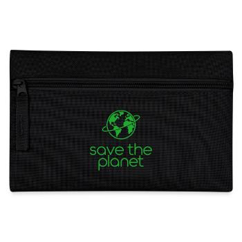 Save the Planet Erde Umweltaktivisten - Federtasche - Schwarz - Vorne