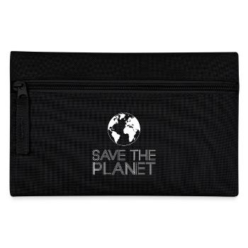 Save the Planet Erde Umweltaktivisten - Federtasche - Schwarz - Vorne