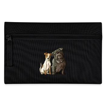 Russell Bulldog - Federtasche - Schwarz - Vorne
