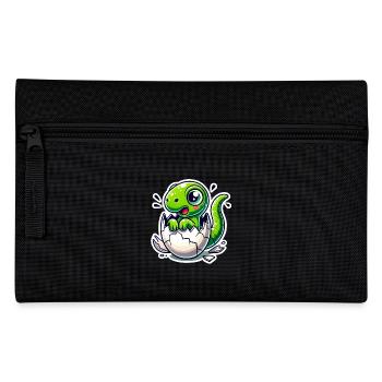 Drôle de dinosaure à venir autocollant - Trousse - noir - Devant