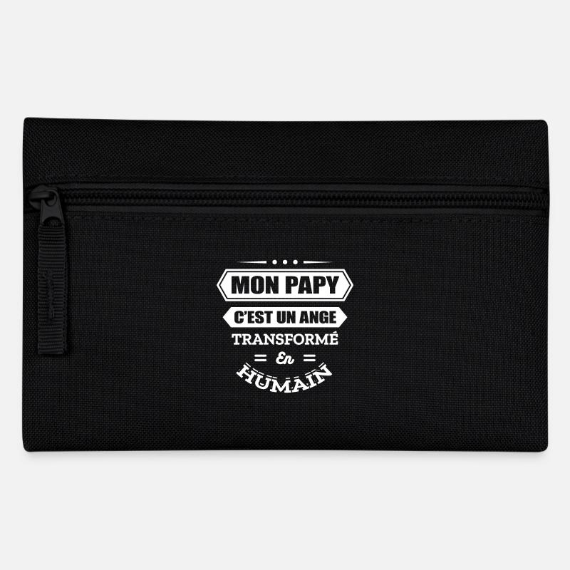 MON PAPY C EST UN ANGE TRANSFORMÉ EN HUMAIN - Trousse - noir