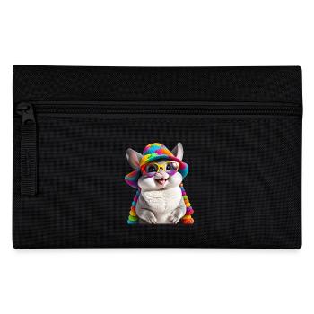 Chinchilla - Federtasche - Schwarz - Vorne