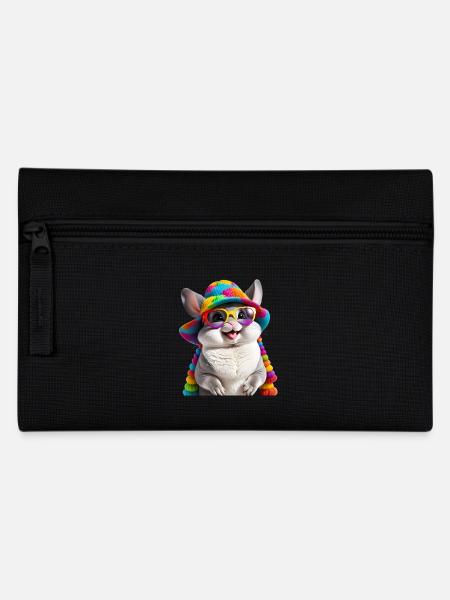 Chinchilla - Federtasche - Schwarz